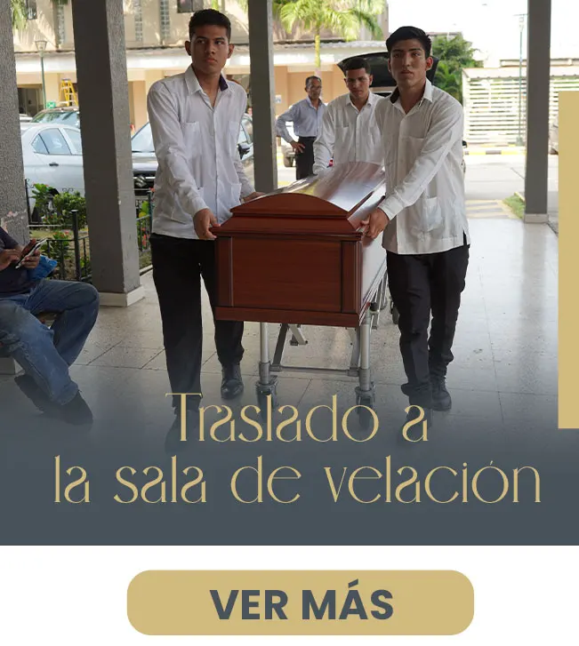 Traslado a la sala de velación